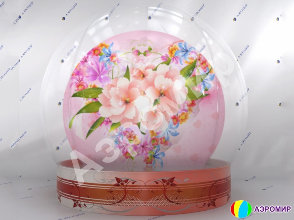 Баннер для Чудо-шара Ø3 м в полноцветной печати