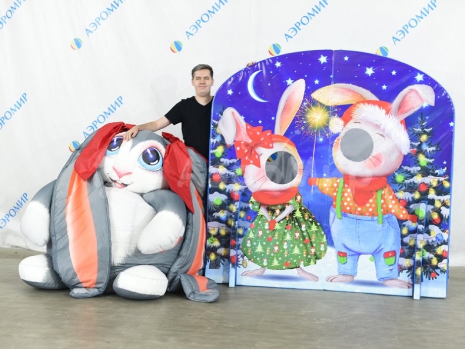 Новогодняя фотозона персонажи