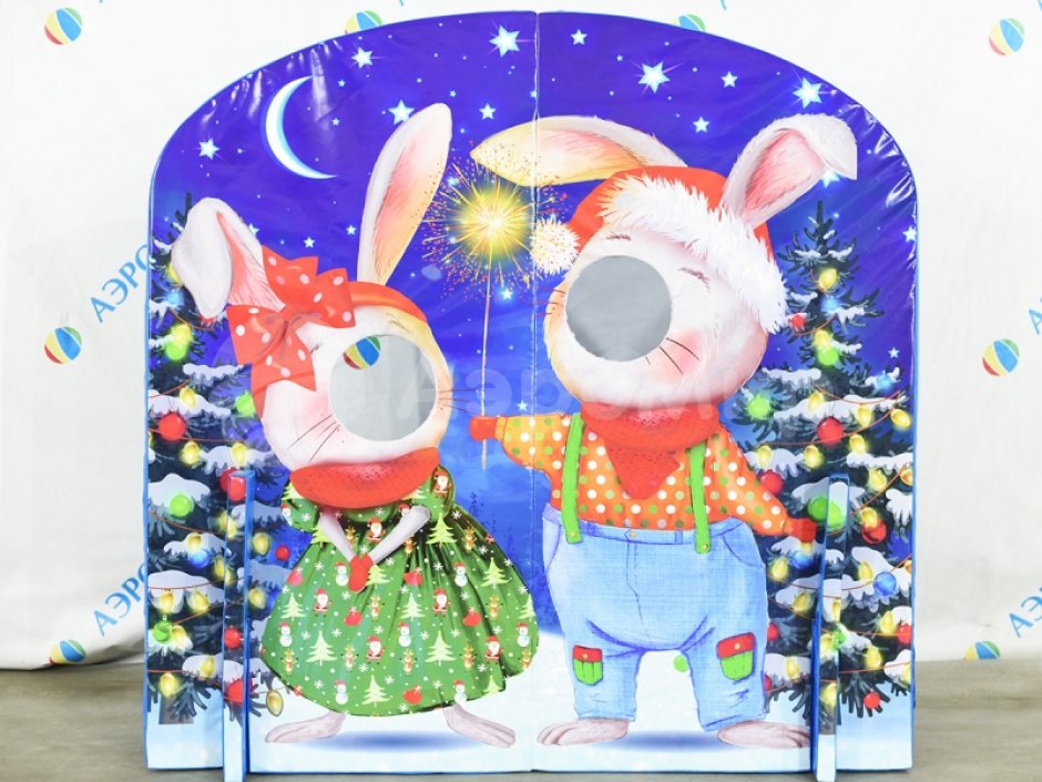 Новогодняя фотозона персонажи