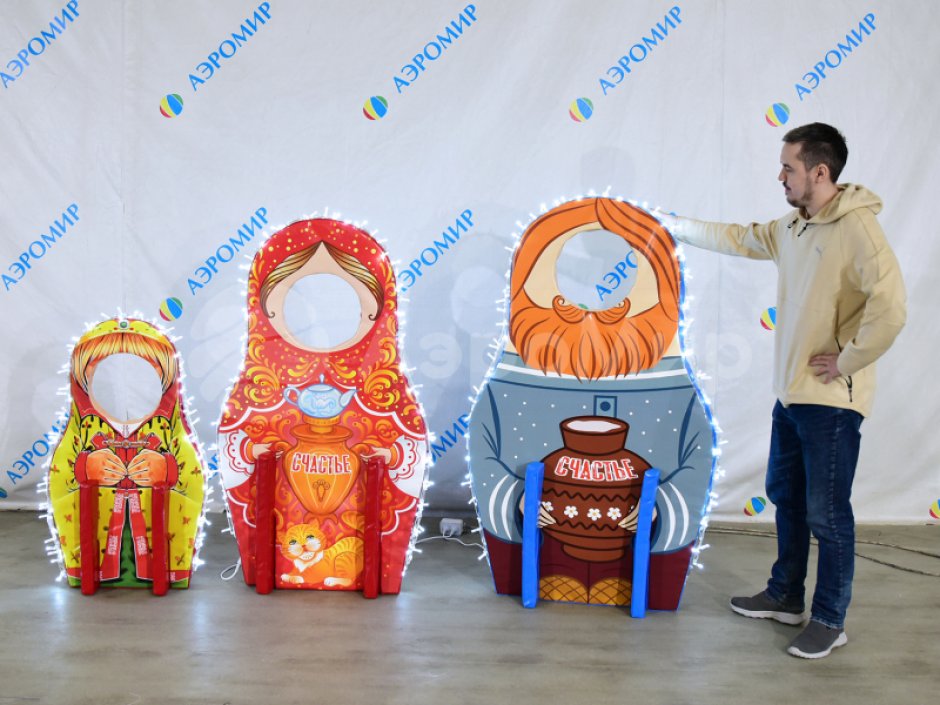 Матрёшка фоторамка — создаст настроение