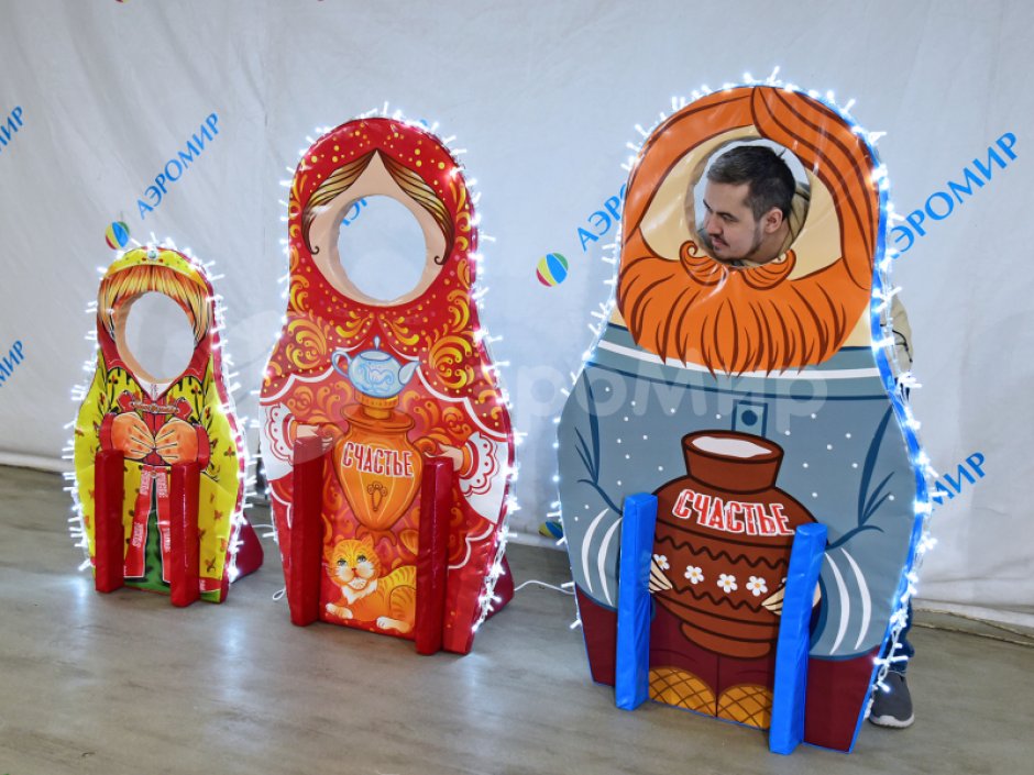 Матрёшка фоторамка — создаст настроение