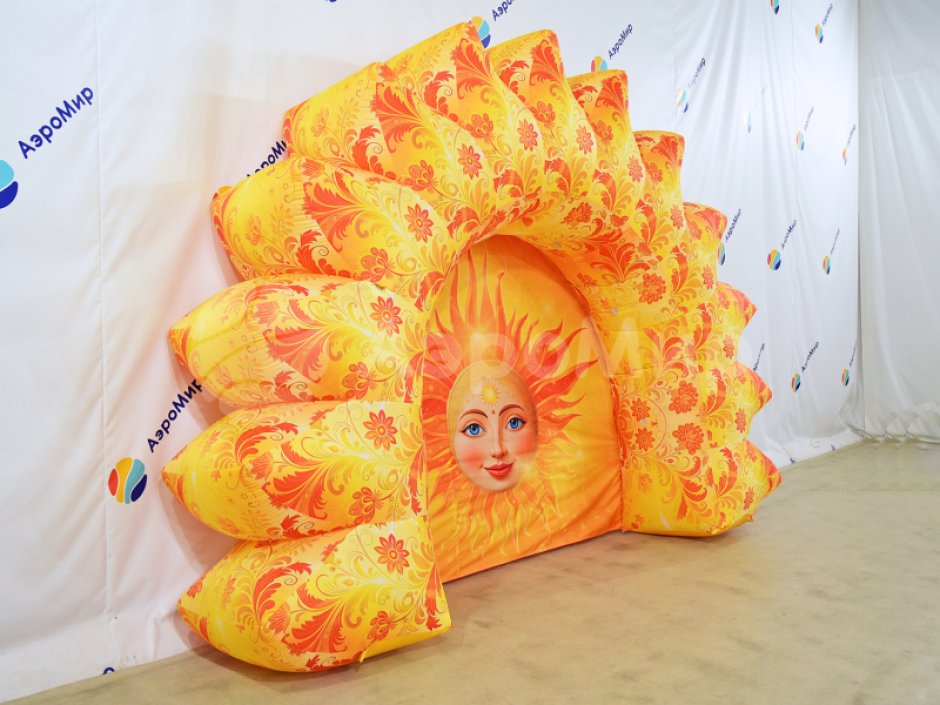 Арка солнце на праздник фотозона