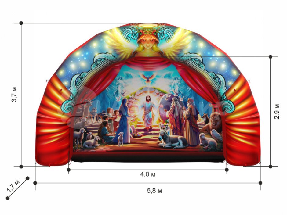 Воскрешение — праздничная декорация священного праздника и духовной радости