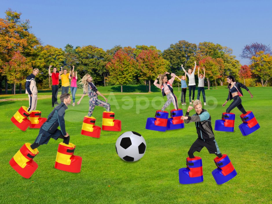 Командный футбол — игровой набор аттракционов на две команды