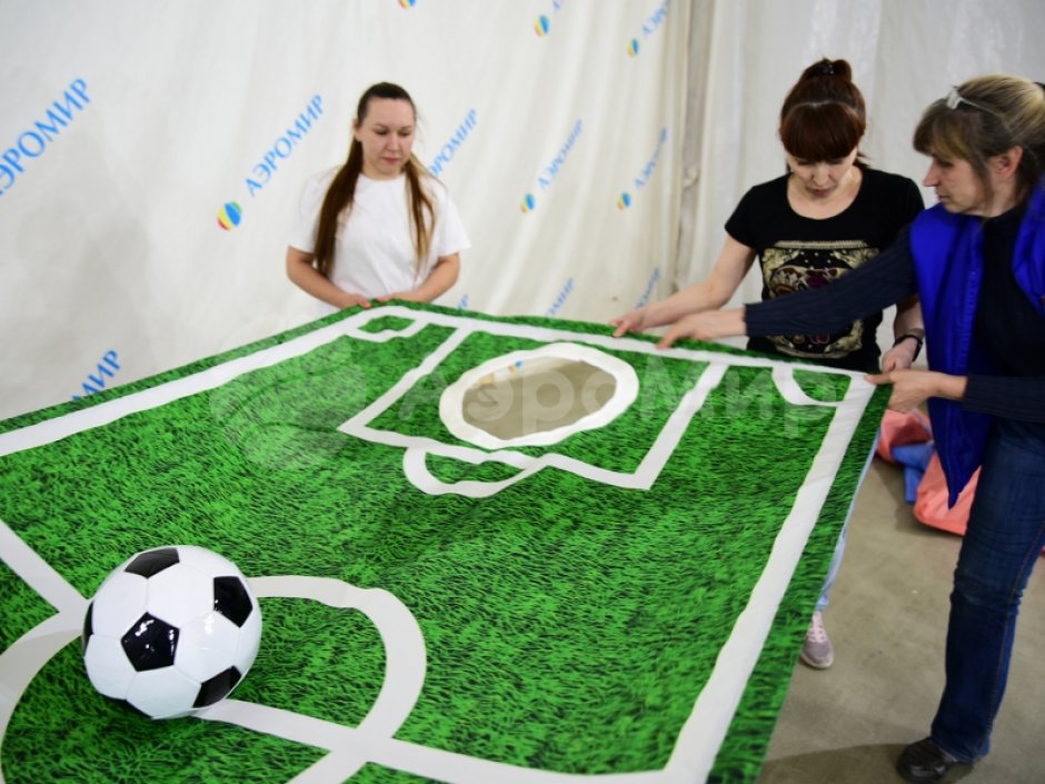 Командный игровой реквизит Футбольное поле