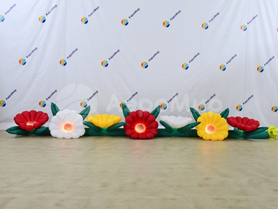 Надувные Герберы с эффектом раскрытия