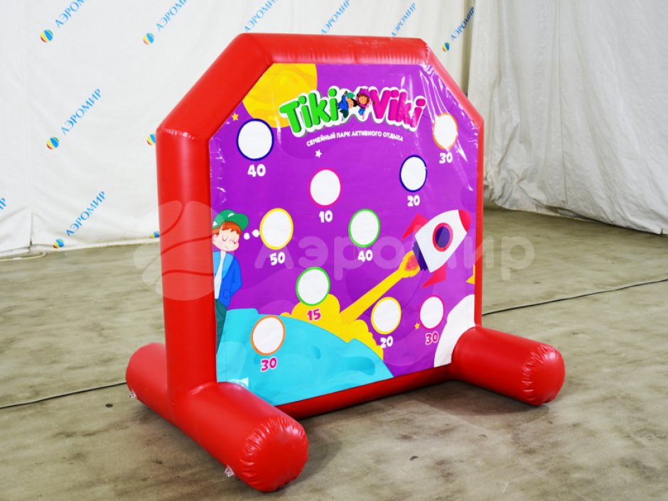 Надувной дартс со сменными баннерами для праздников и мероприятий