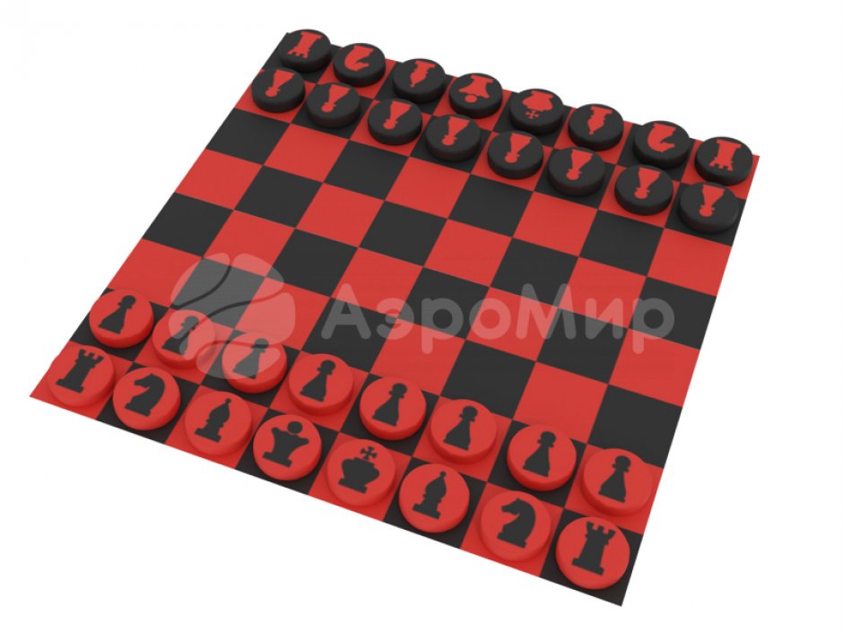 Гигантские шахматы — 32 фигуры