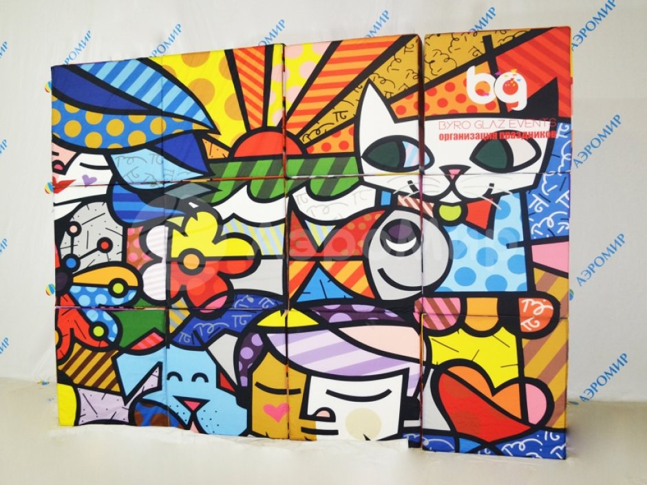 Гигантские кубики — с полной запечаткой