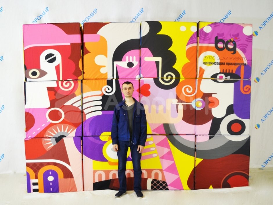 Гигантские кубики — с полной запечаткой