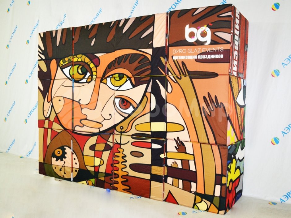 Гигантские кубики — с полной запечаткой