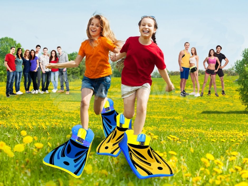 Гигантские ласты — для эстафет, конкурсов и веселых забегов