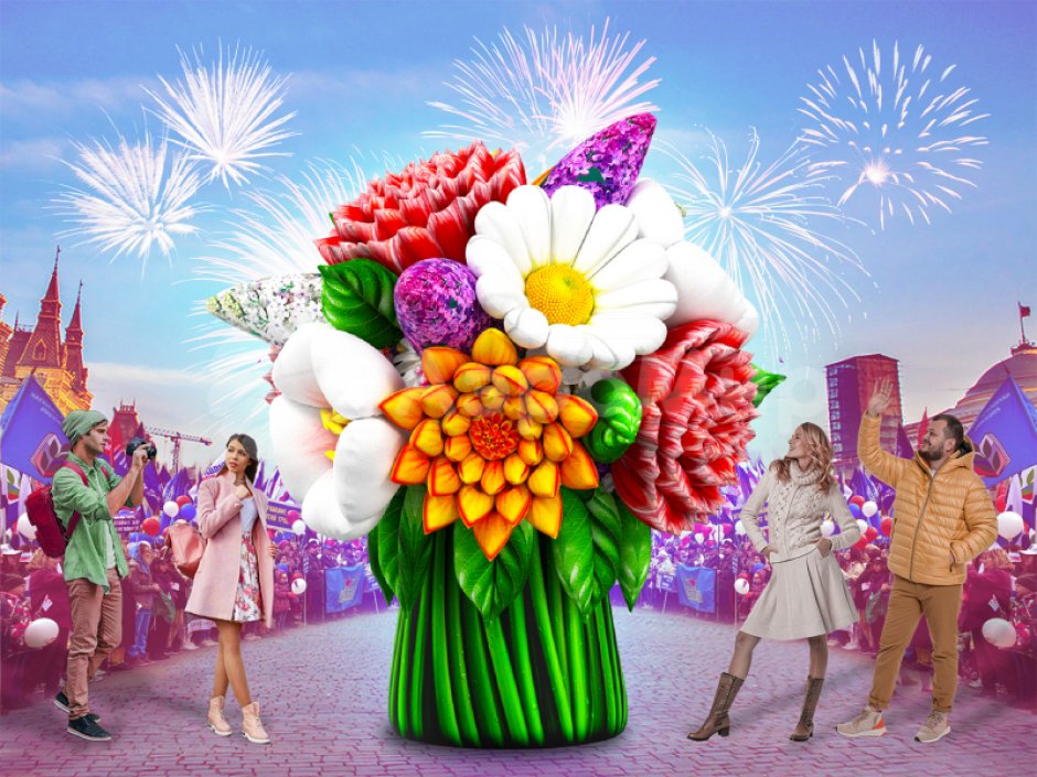 Гигантский букет