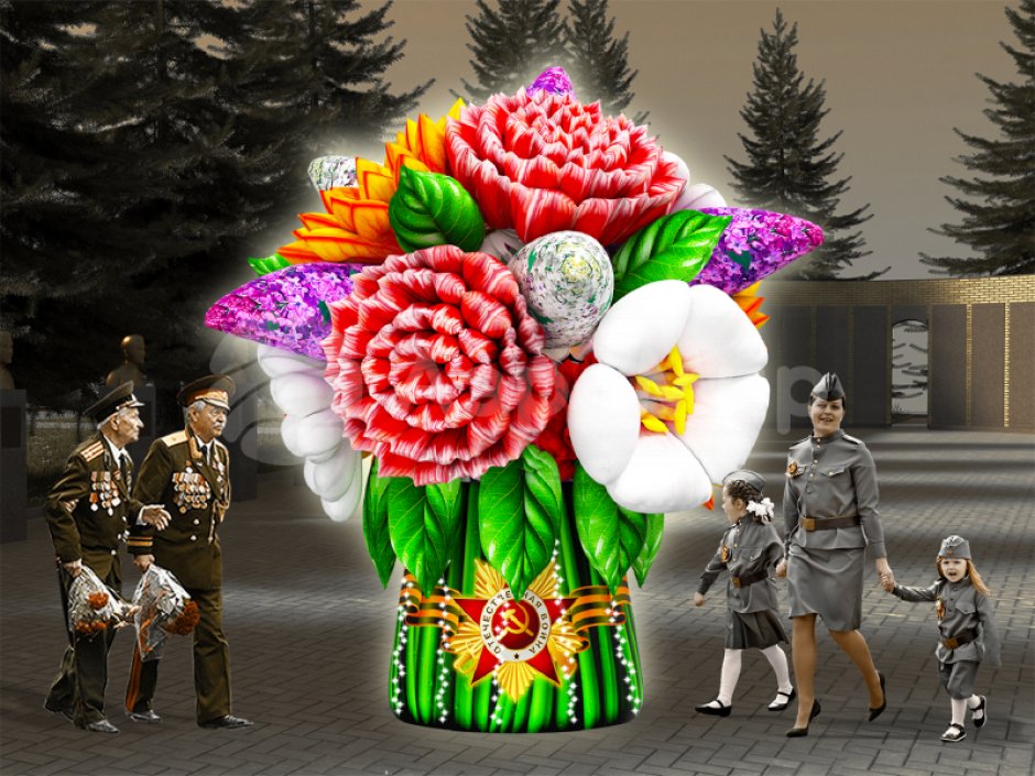 Гигантский букет