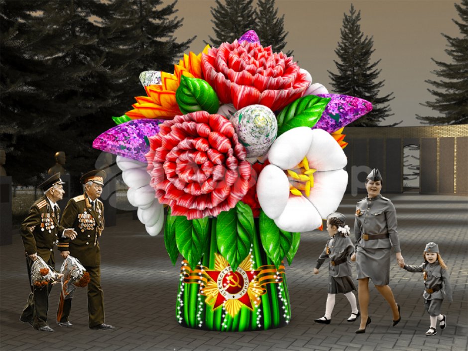 Гигантский букет