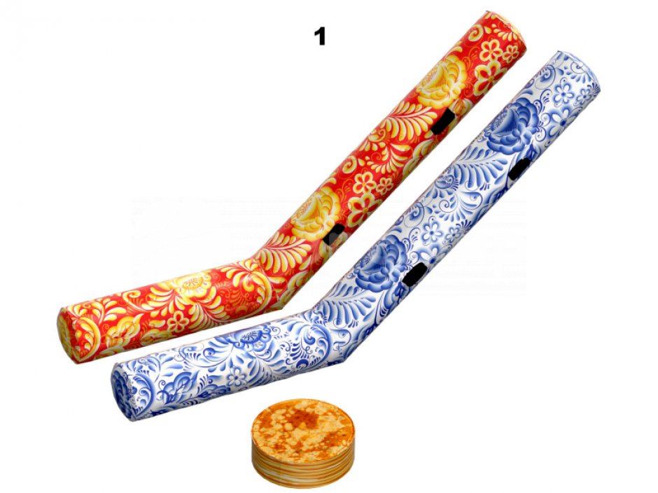 Гигантский хоккей — огромные клюшки и шайба для развлечения и командных игр