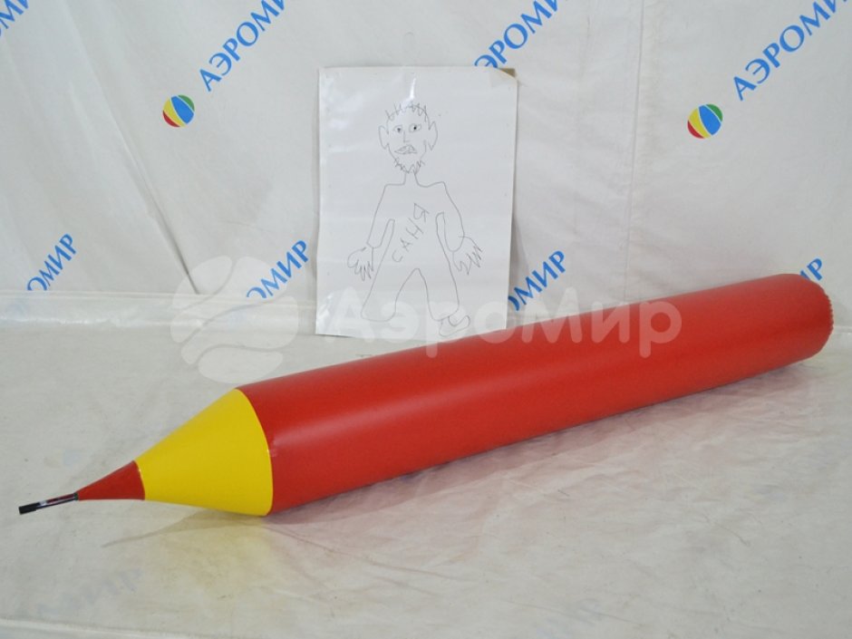 Командный игровой реквизит Гигантский надувной карандаш — мегакарандаш