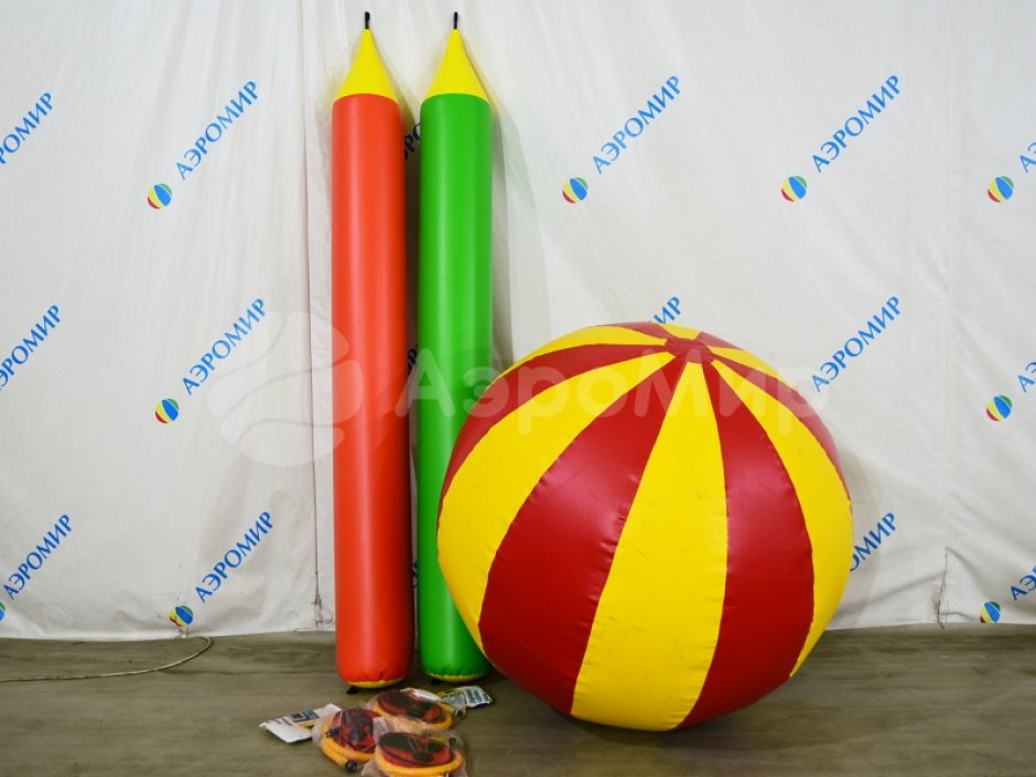 Командный игровой реквизит Гигантский надувной карандаш — мегакарандаш