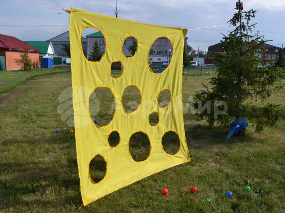 Гигантский сыр — детский реквизит для игр, аниматоров