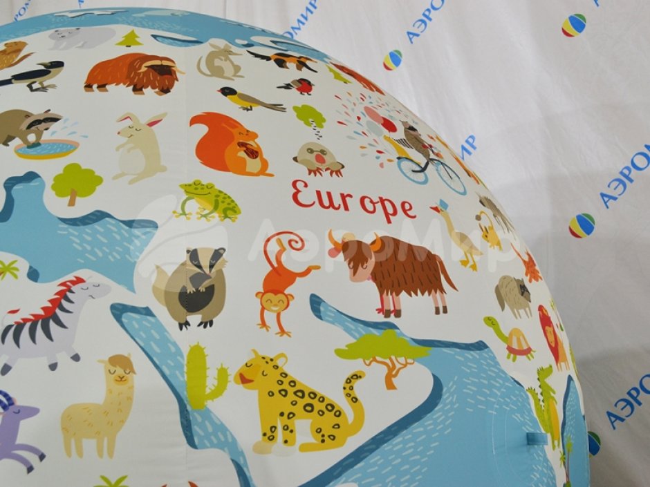 Большой латексный шар для игр, интерактива, рекламы и промо