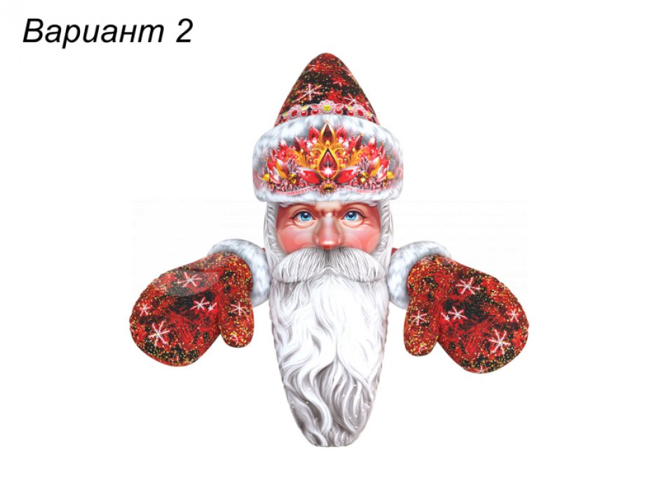 Надувной Дед Мороз на крышу — большая декорация новогоднего праздника