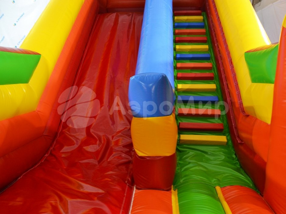 Надувной батут-горка Краски — для бизнеса с на ~ 50 м²