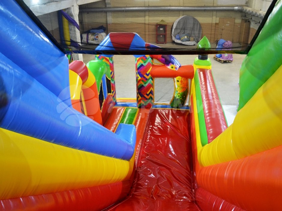 Надувной батут-горка Краски — для бизнеса с на ~ 50 м²