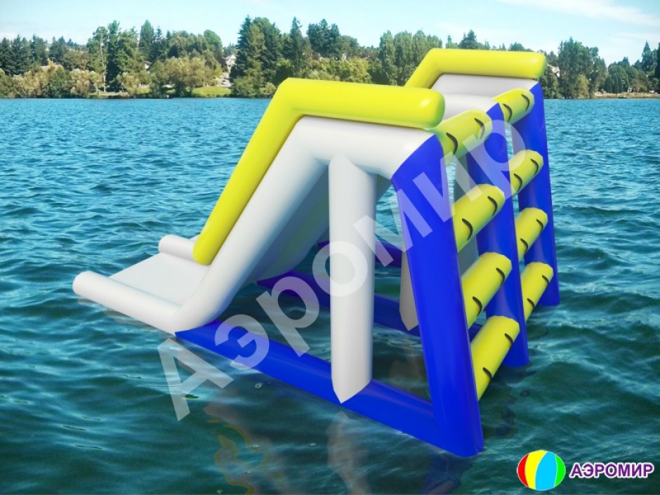 Надувная водная горка «Скат»