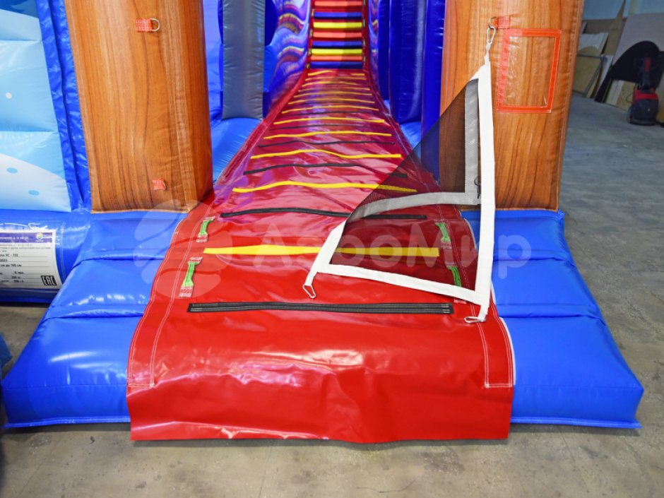 Надувная горка БС-102 «Зимняя сказка»