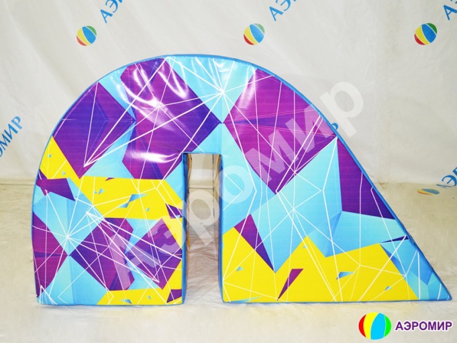 Горка для сухого бассейна в полноцветной печати