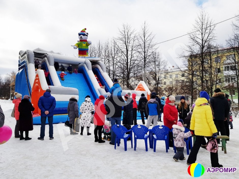 Надувная горка для тюбинга