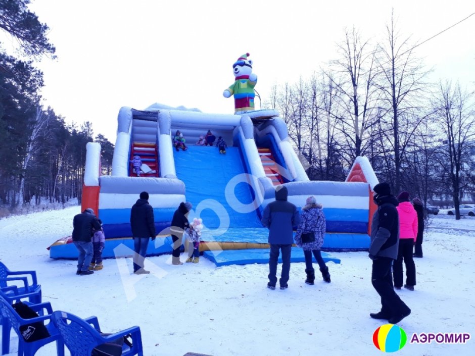 Надувная горка для тюбинга