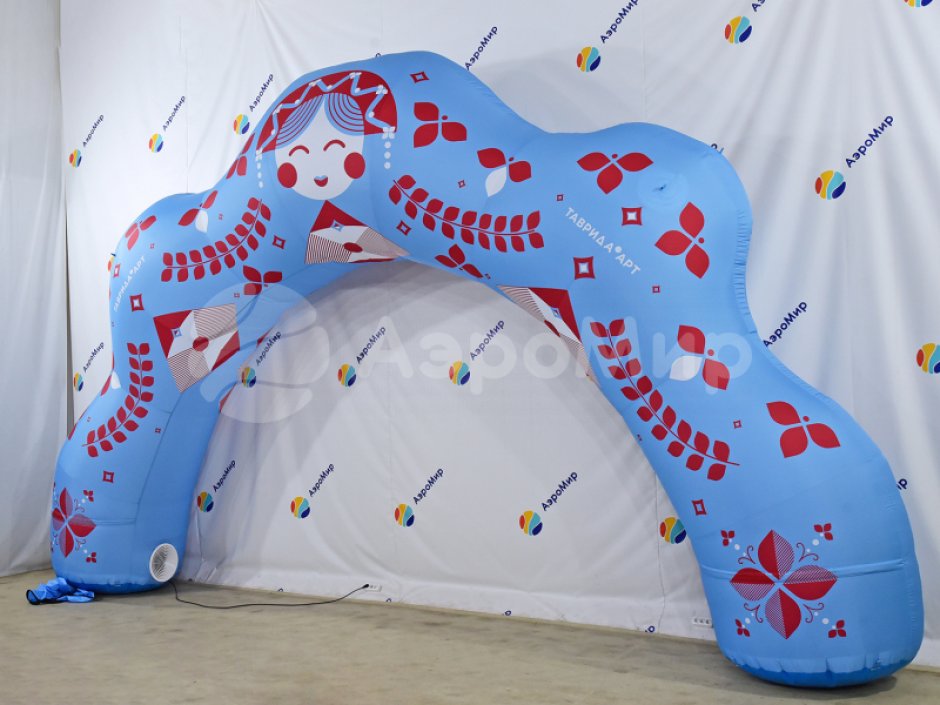 Надувная арка Хохлома — авторский дизайн и оформление на выбор