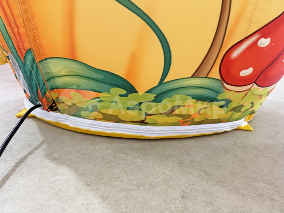 Надувные сказочные грибы — парковые фигуры с подсветкой