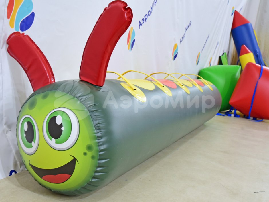 Надувная Торпеда-Гусеница — для веселых стартов, шуточных забегов и эстафет