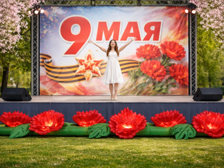 Пневмогирлянда Гвоздики