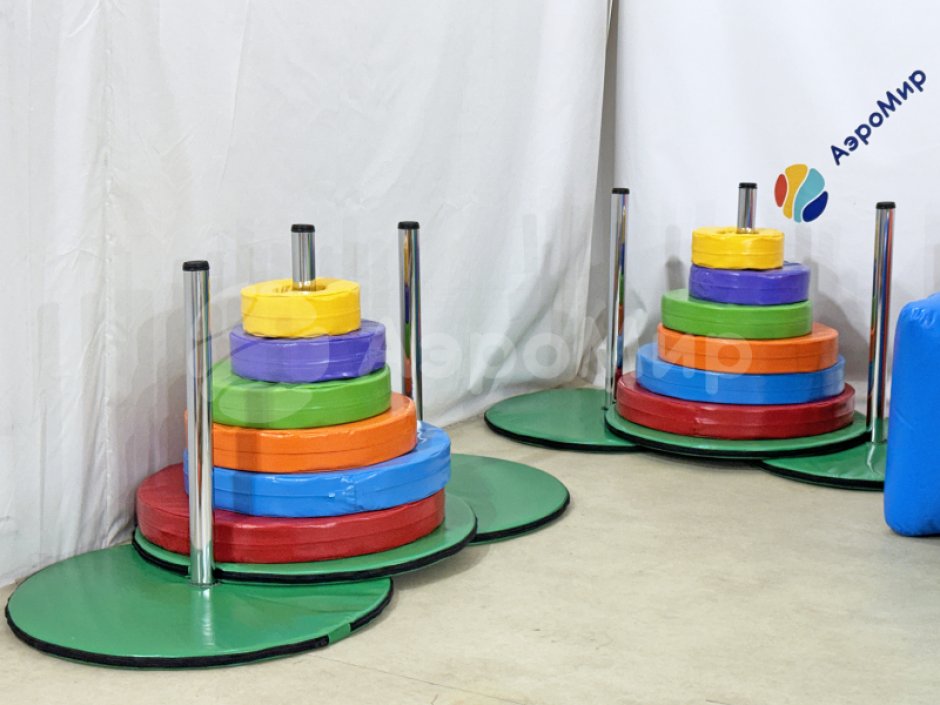 Ханойская башня — игровой реквизит на смекалку и мышление