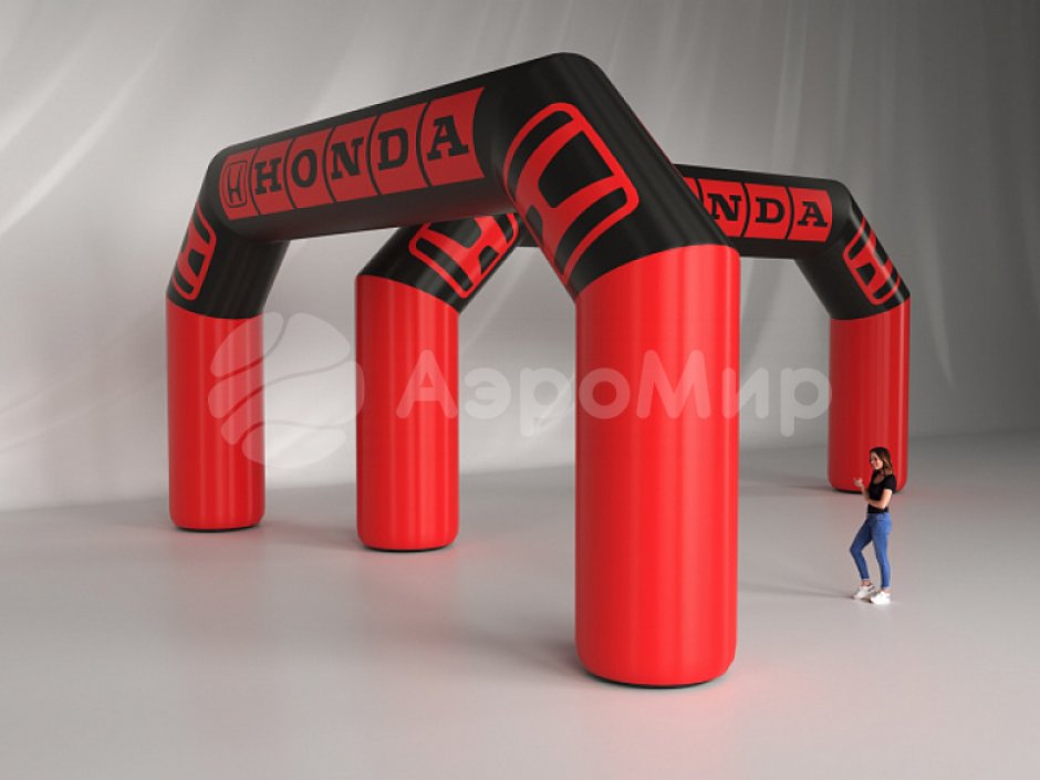 Надувная рекламная арка трапеция