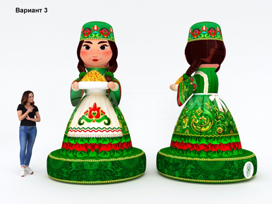 Надувная фигура Хозяйка Сабантуя