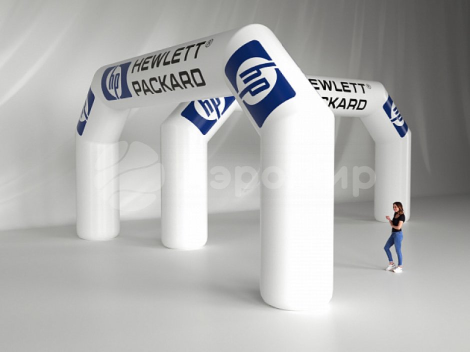 Надувная рекламная арка трапеция