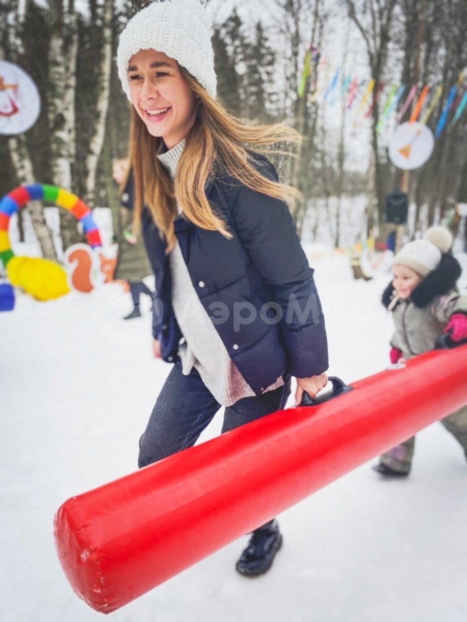 Командный игровой реквизит Бабука — надувная дубина для забав и состязаний