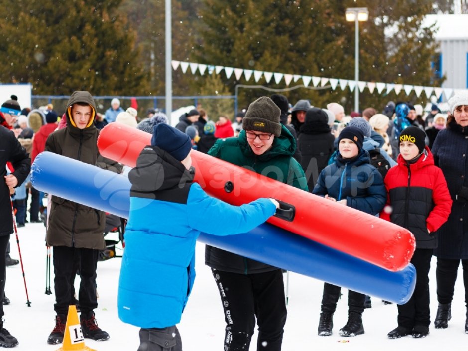 Командный игровой реквизит Бабука — надувная дубина для забав и состязаний