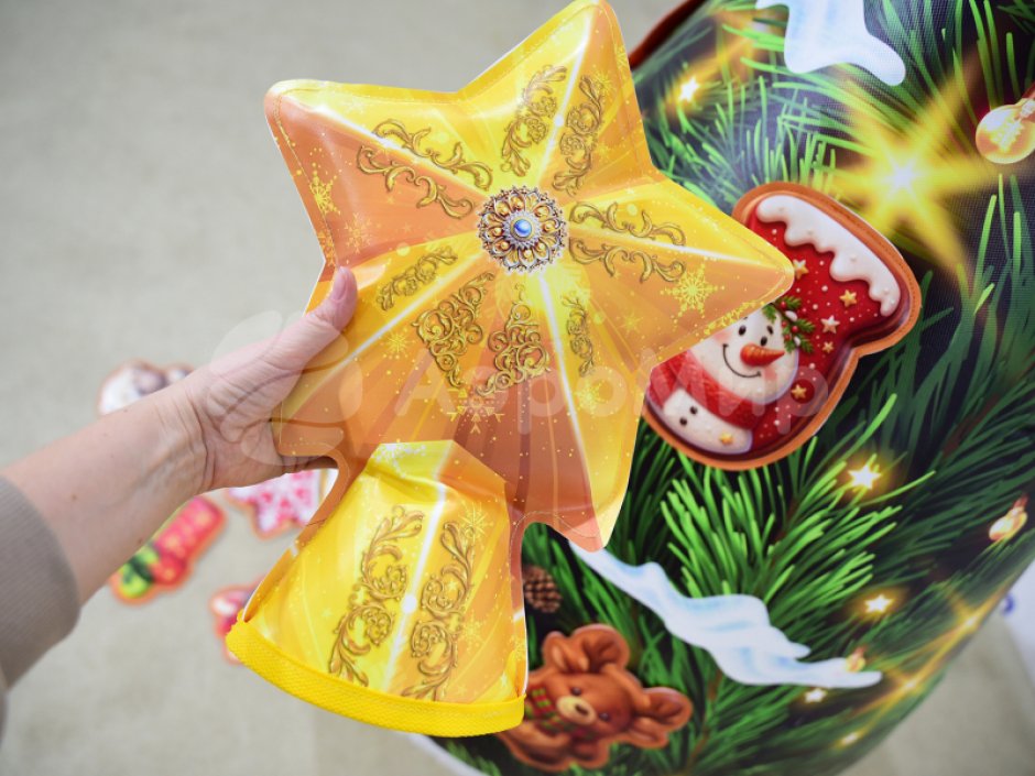 Командный аттракцион Наряди Ёлку — новогодний игровой реквизит