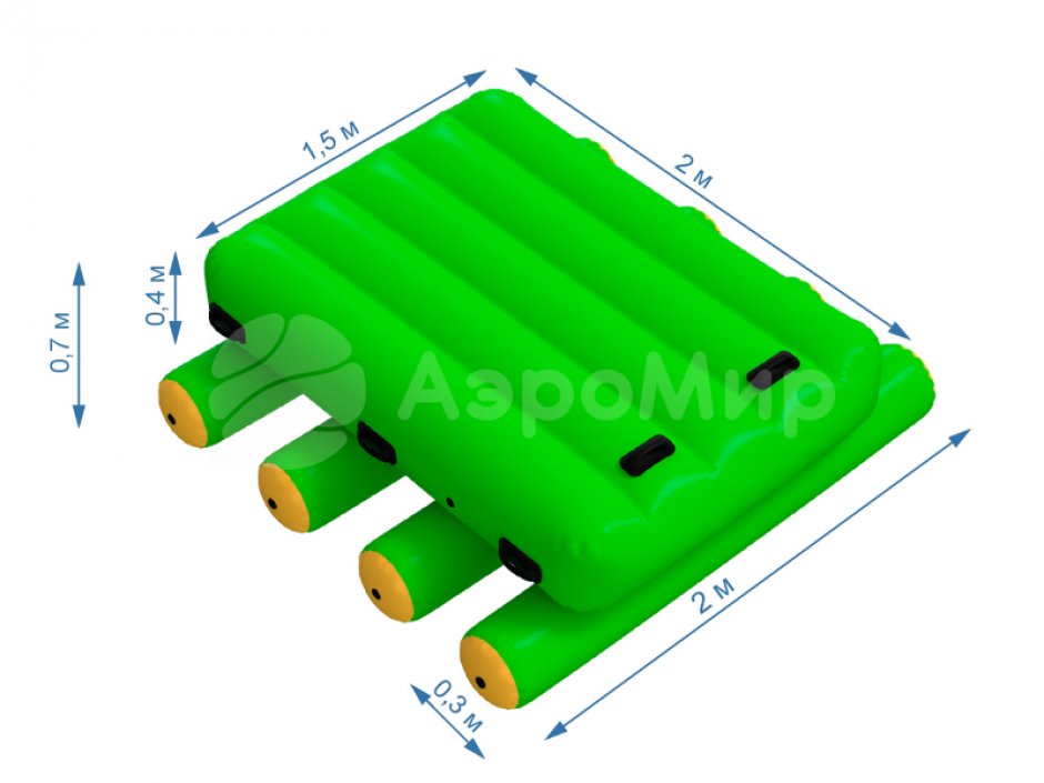 надувная игра Перекат 2.0 для парков и фестивалей