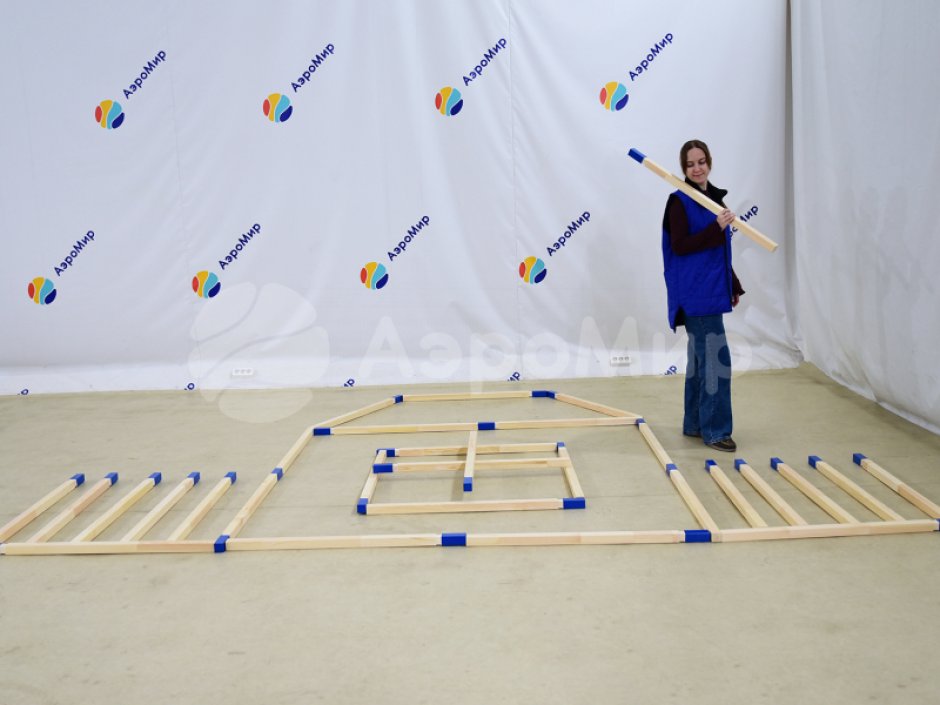 Деревянный конструктор спички