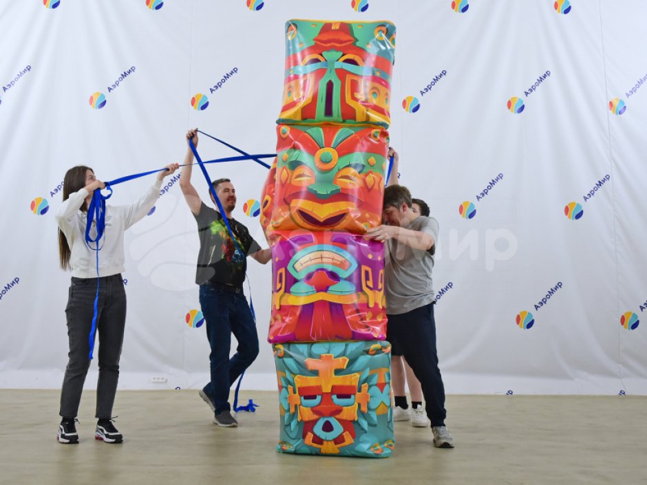 Тотем — балансир, командный игровой набор и увлекательная игра на сплочение