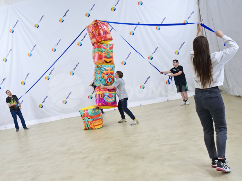 Тотем — балансир, командный игровой набор и увлекательная игра на сплочение