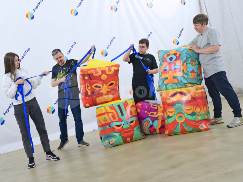 Тотем — балансир, командный игровой набор и увлекательная игра на сплочение