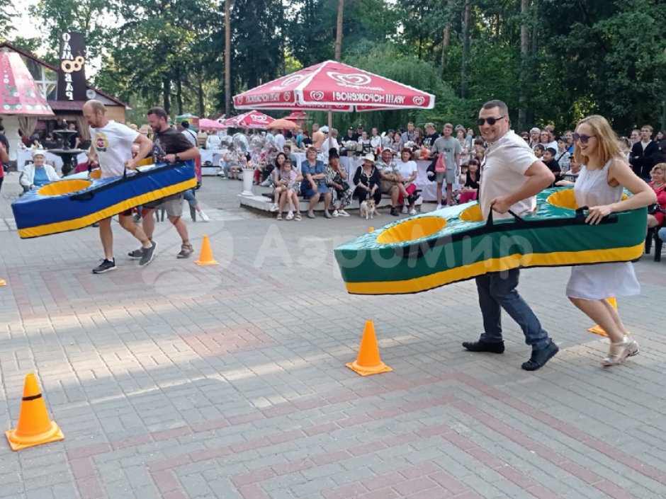 Мягкая лодочка — поролоновый реквизит для веселых стартов и развлечений