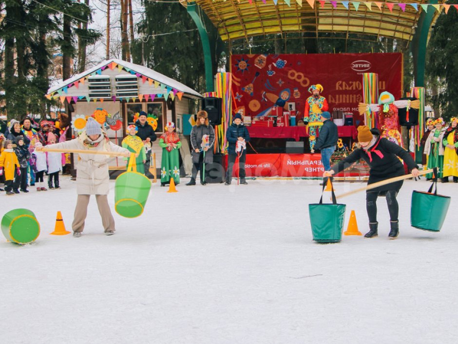 Командный игровой реквизит Забег в ведрах — для шуточных забегов, веселых стартов